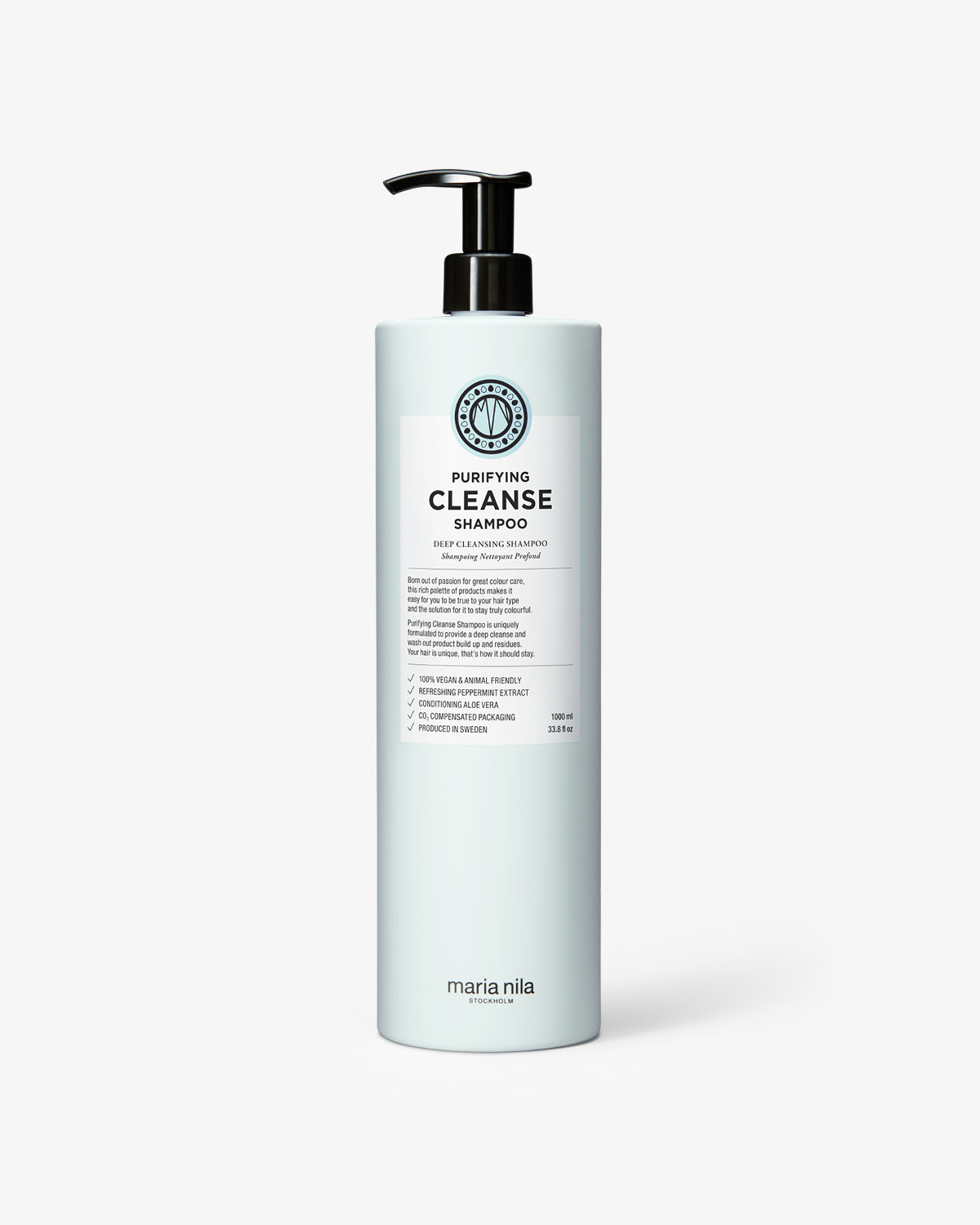 Maria Nila Purifying Cleanse shampoo for deep cleanse of the hair