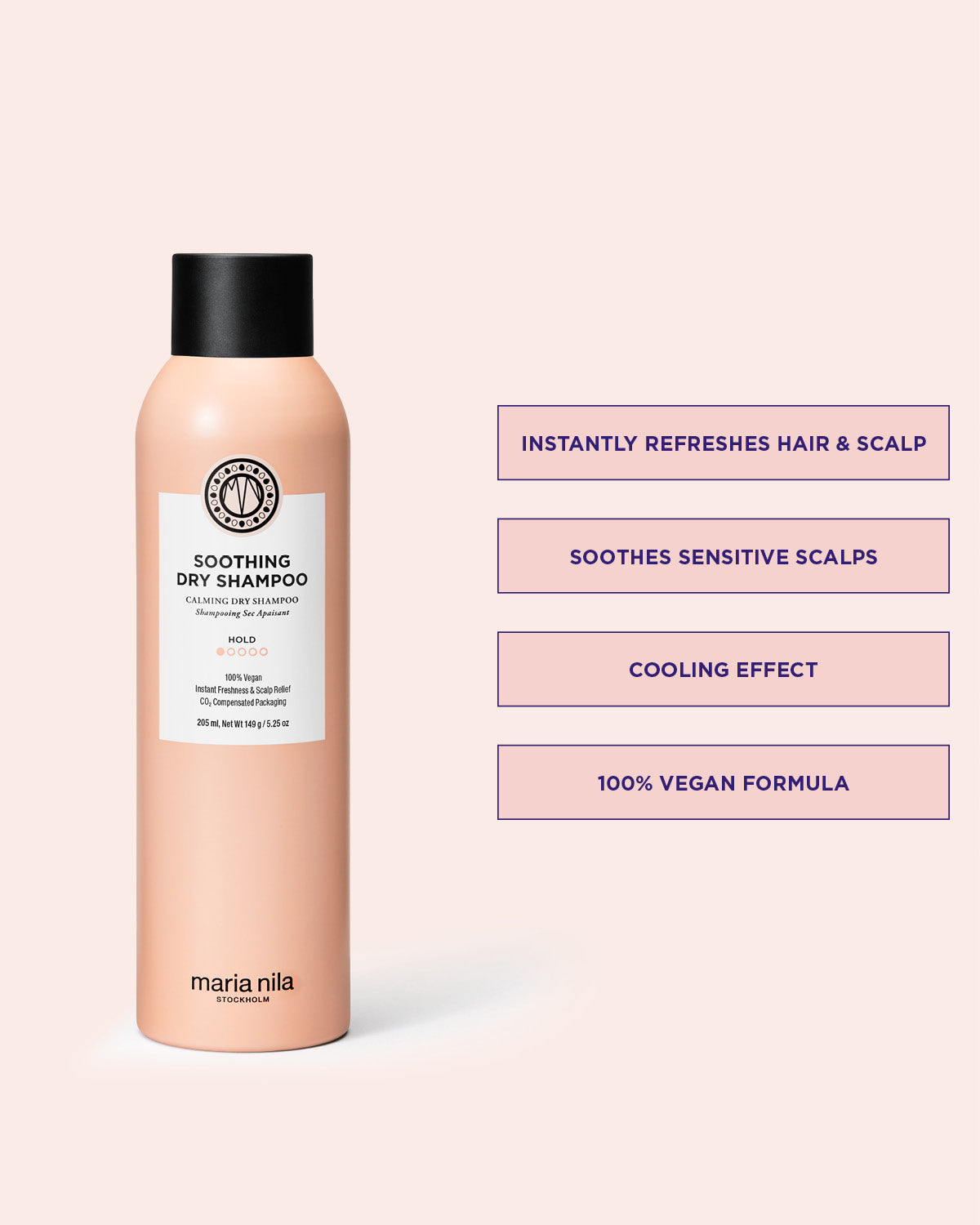 Soothing Dry Shampoo for clean roots and a soothing and cooling feeling in the scalp