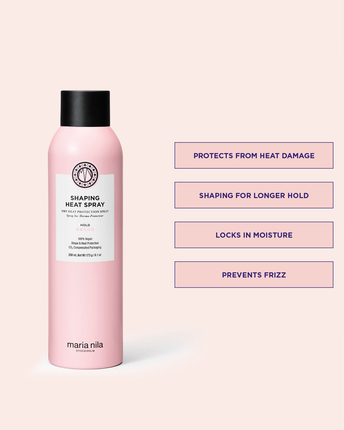 Shaping Heat Spray for heat protection and hold