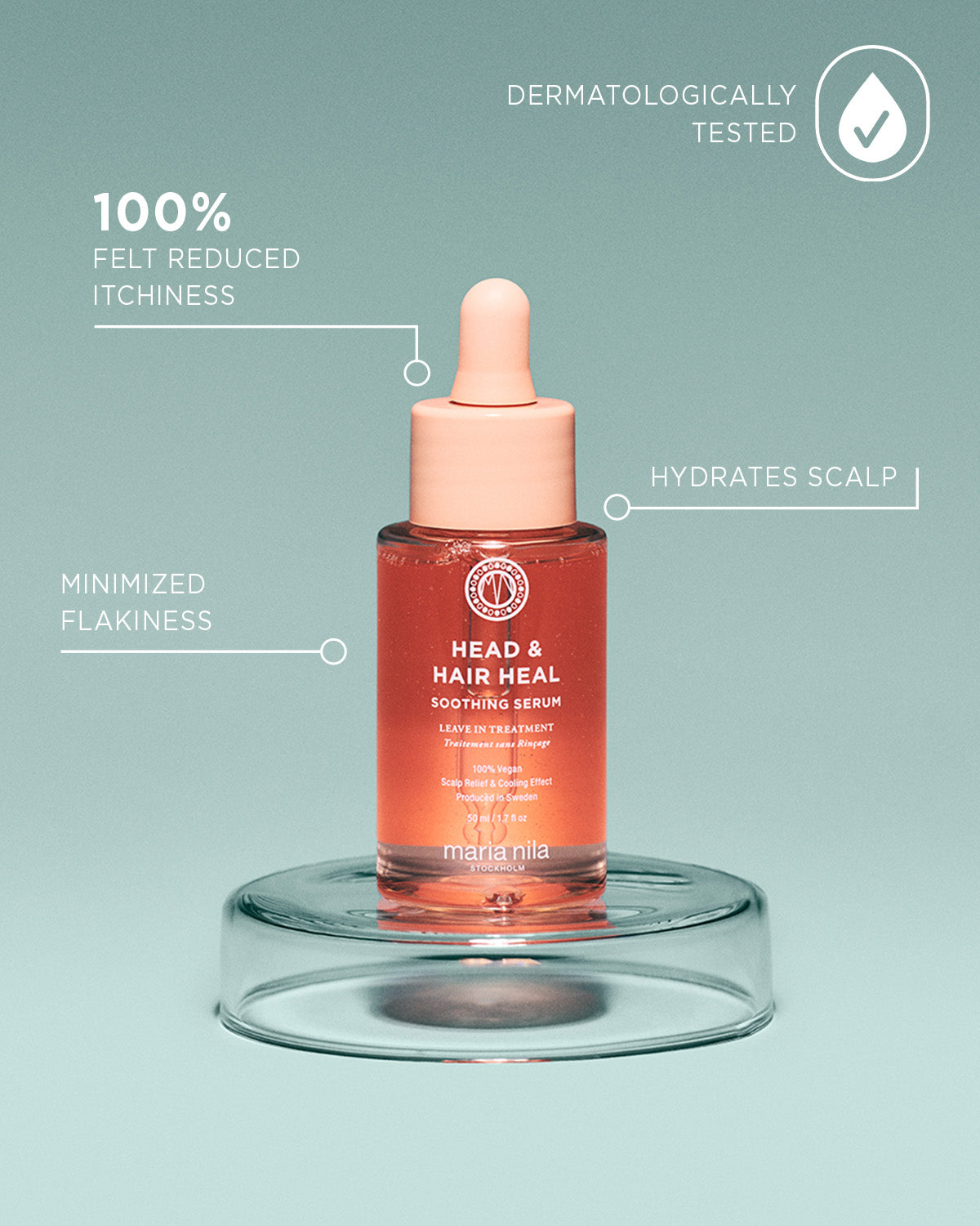 Maria Nila Head & Hair Heal Soothing Serum that calms itchy and dry scalp