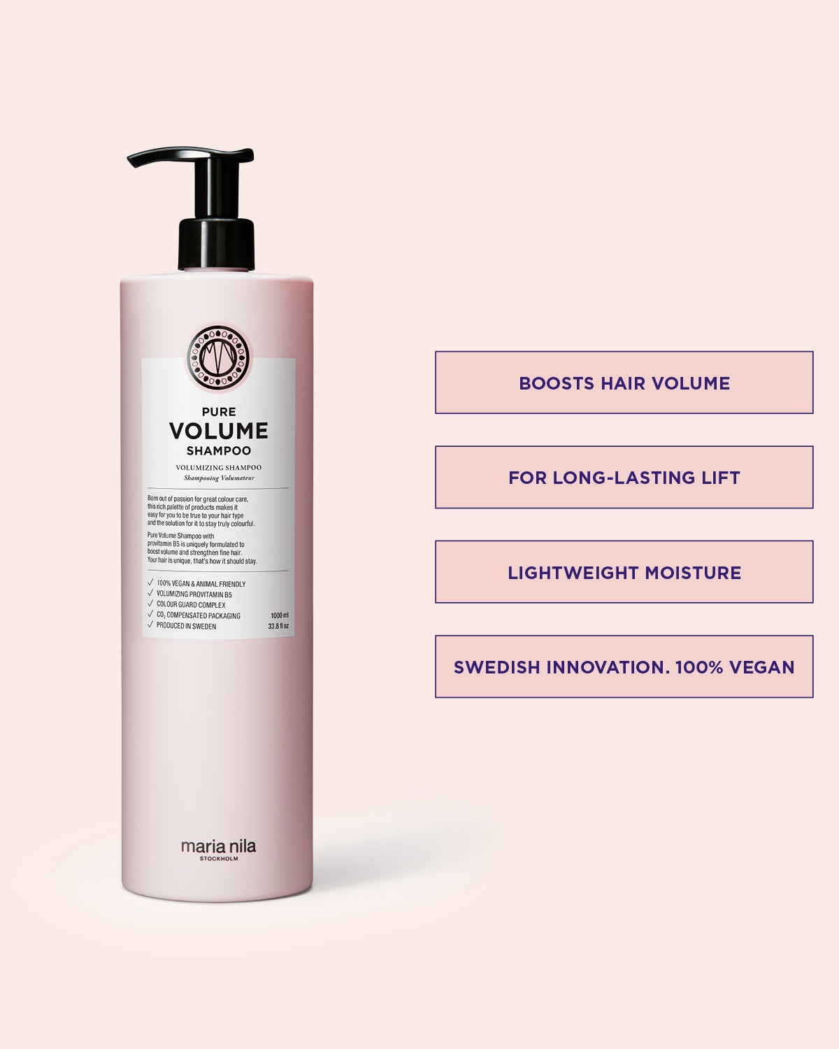 Pure Volume Shampoo 1000ml / 33.8oz