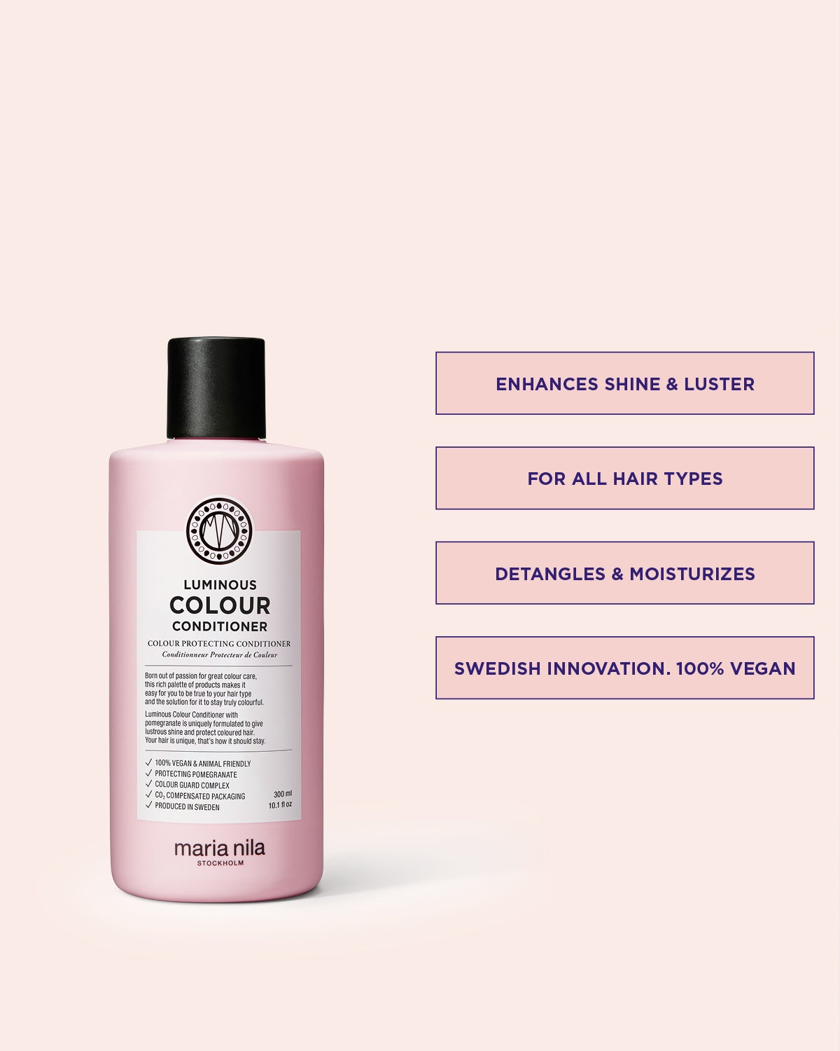 Luminous colour conditioner for colored hair