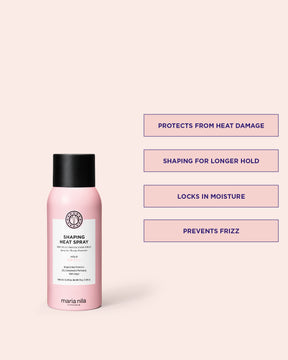 Shaping Heat Spray protects from heat damage and adds shape to your look