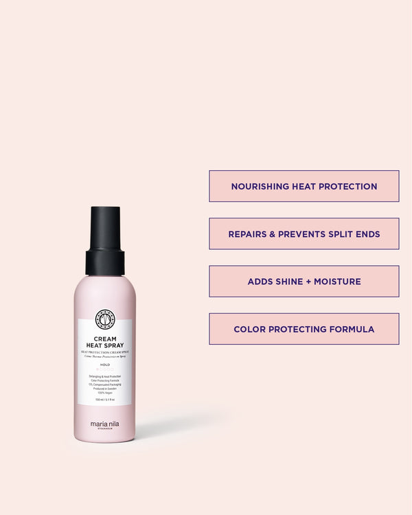 Cream Heat Spray for heat protection