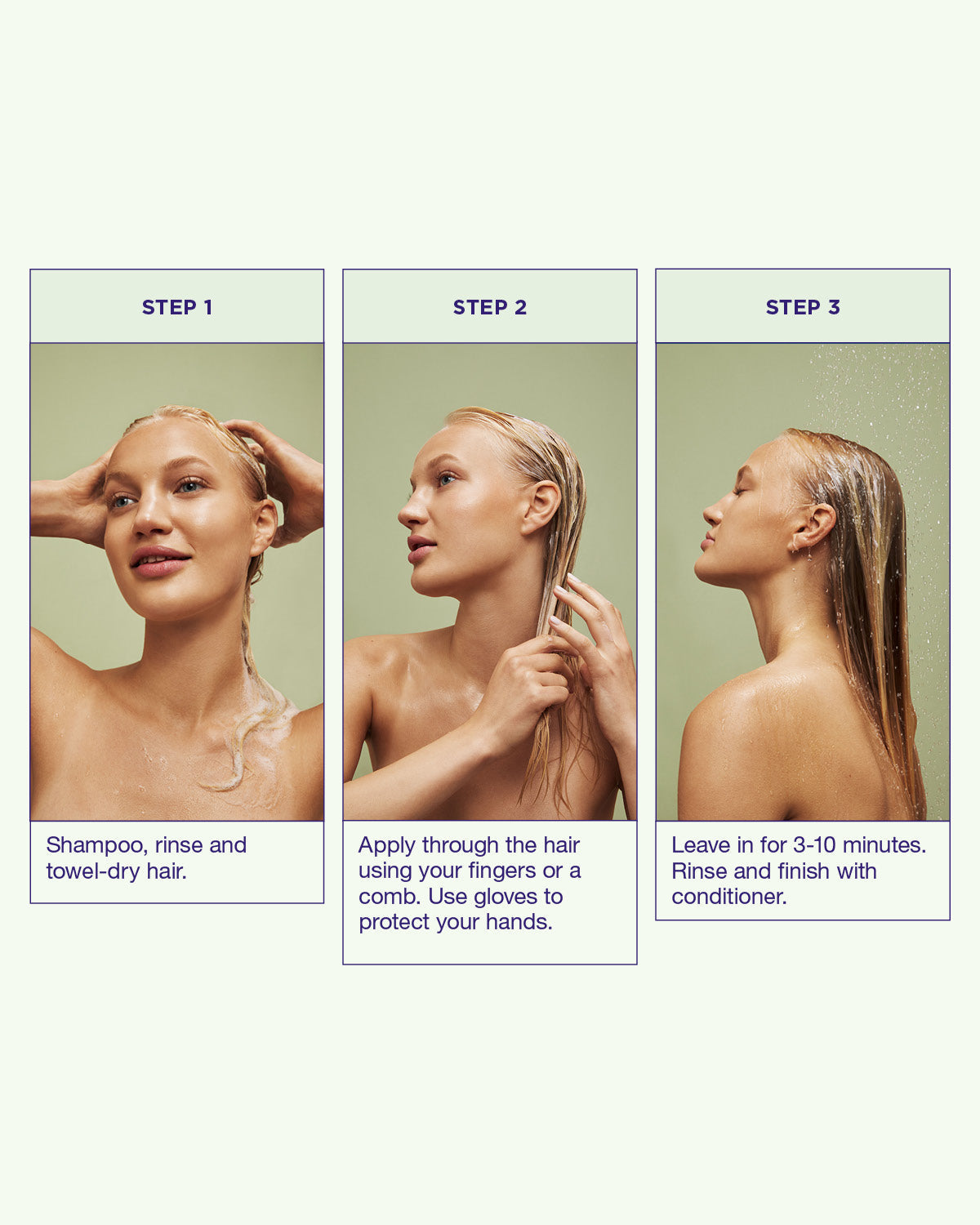 Three-step how to use Color Refresh routine.